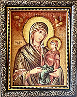 Икона именная з янтаря св. Анна 15x20 см, святая мученица Анна