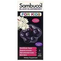 Sambucol, Black Elderberry for kids (120 мл), черная бузина для детей