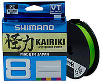 Шнур Shimano Kairiki 8 PE (Mantis Green) 150m 0.06 mm 5.3 kg