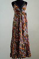Длинное летнее платье сарафан . Индия Размер XL