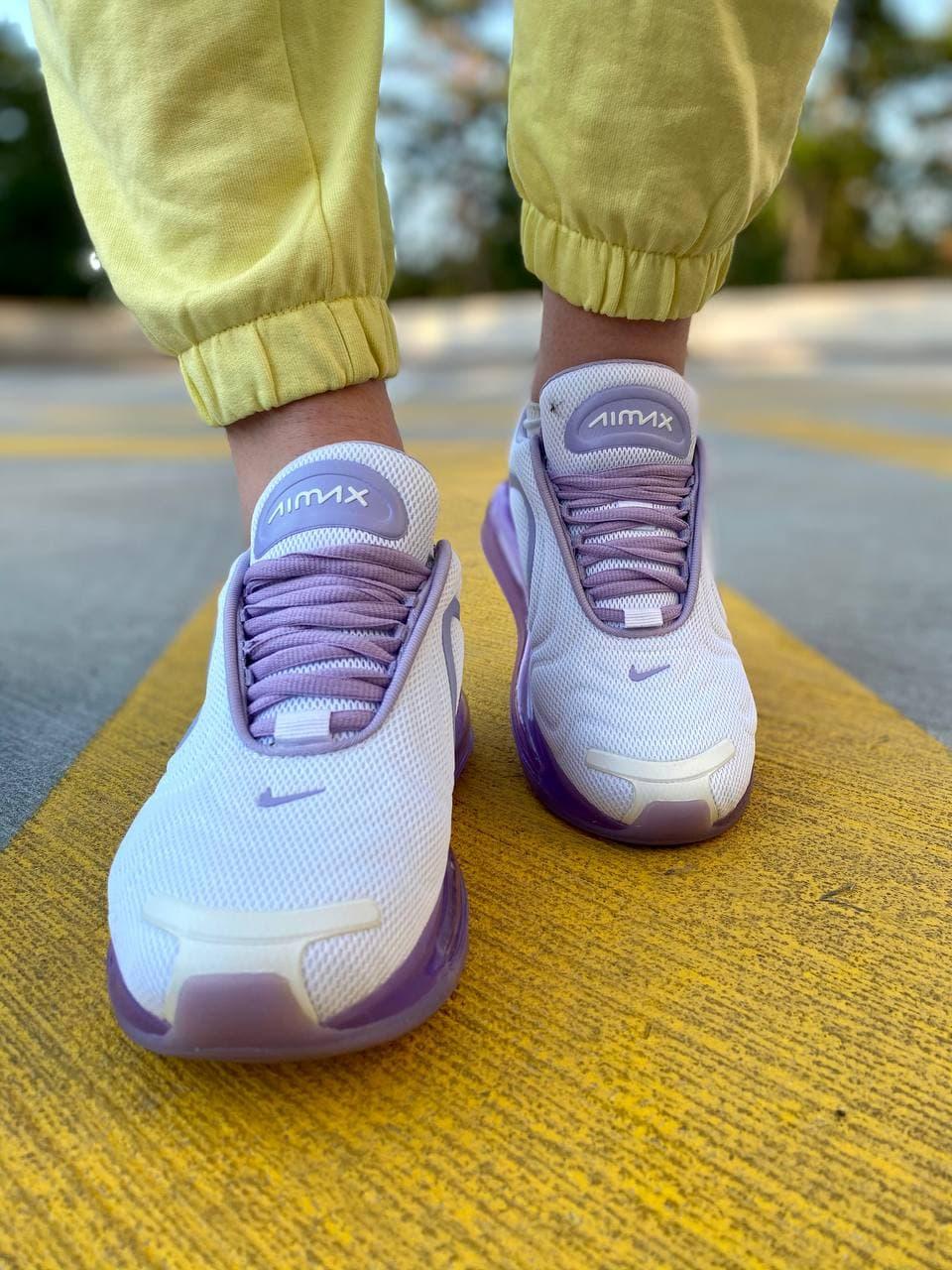 Air max 720 top pure platinum oxygen purple