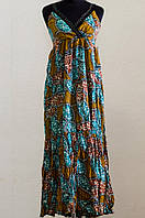 Длинное летнее платье сарафан . Раджастан .Индия Размер S
