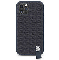 Чехол накладка Moshi Altra Slim Case with Wrist Strap for iPhone 12/12 Pro, Midnight Blue (99MO117008)