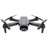 Квадрокоптер селфі-Дрон із 4К камерою складаний Foldable S89 PRO дрон портативний акумуляторний з пультом, фото 5