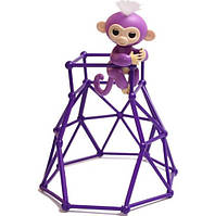 Комплект Fingerlings Jungle Gym PlaySet интерактивная обезьянка Фиолетовый 198713