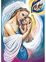 Схема для бісеру ікона Мадонна, вишивка бісером ікони