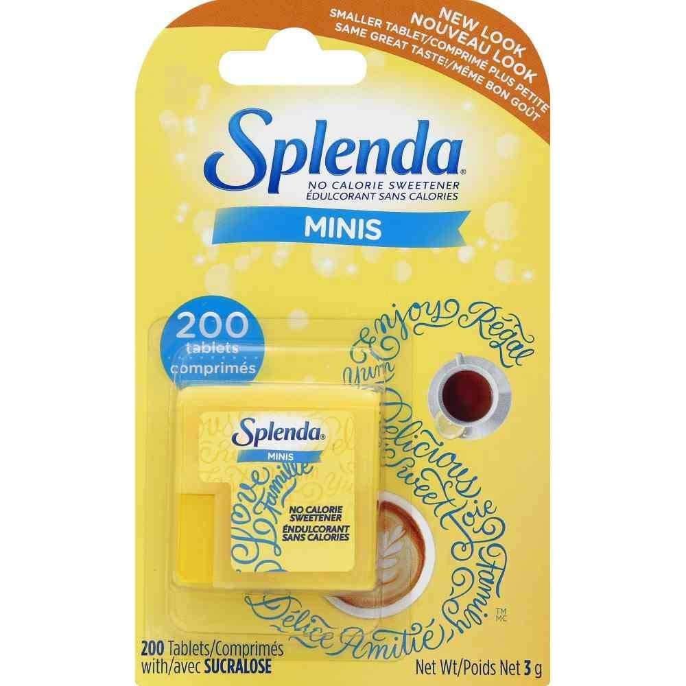 Цукрозамінник в таблетках сукралоза Splenda minis 200 штук