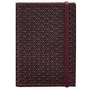 Обкладинка для паспорта з шкіри 2.0 Карбон (бордова), фото 3