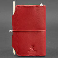 Шкіряний блокнот софт-бук 3.0 (червоний), фото 4