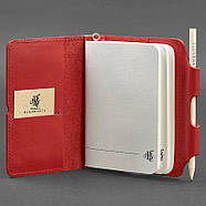 Шкіряний блокнот софт-бук 3.0 (червоний), фото 5