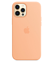 Чехол силиконовый Silicone Case для Apple iPhone 12 Pro Max OEM Original 1:1 (Cantaloupe) Персиковый