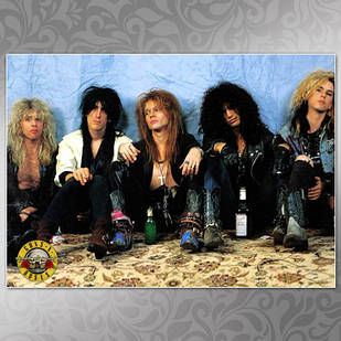 Плакат А3 Gun's n Roses 002