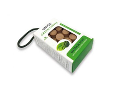 Натуральне масажне мило-скраб Unice з зеленою кавою, 120 г