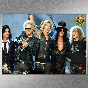 Плакат А3 Gun's n Roses 005