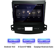 Junsun 4G Android магнітолу для Mitsubishi Outlander XL2 2005-2011 Peugeot 4007 для Citroen C-Crosser 4G (6GB 128GB) Т9 В