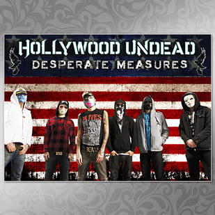 Плакат А3 Рок Hollywood Undead 03