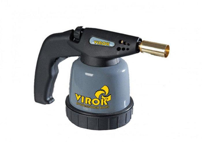 Лампа паяльна газова під балон 190 г VIROK 44V142, фото 1