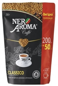 Кава розчинна Nero Aroma Caffe Classico 250 г