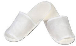 Тапочки одноразові флізелінові з відкритим носком