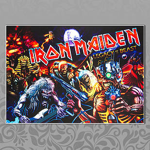 Плакат А3 Рок Iron Maiden 007