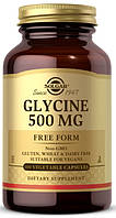 Гліцин Solgar — Glycine 500 мг (100 капсул)