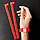 Контрольні вінілові браслети на руку з логотипом для відвідувачів L - тип 16 мм Orange, фото 8