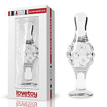 Скляний фалоімітатор Glass Romance 4.5" Clear