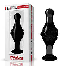 Скляний фалоімітатор Glass Romance 4.5" Black