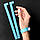 Контрольні вінілові браслети на руку з логотипом для відвідувачів (16mm) Neon Green, фото 4