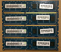 16GB 4x4GB DDR3L 1600MHz Ramaxel PC3L 12800U 1Rx8 RAM Оперативна пам'ять DDR3