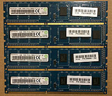 16GB 4x4GB DDR3L 1600MHz Ramaxel PC3L 12800U 1Rx8 RAM Оперативна пам'ять DDR3