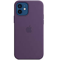 Силиконовый чехол-накладка Apple Silicone Case with MagSafe for iPhone 12 | 12 Pro , Amethyst (MK033)