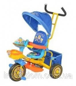 Триколісний велосипед Bambi M 1660-2B (Блакитний)