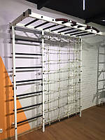 Дитячий спортивний куточок. Шведська стінка, турнік, ручка, з кріпленням під кільця та канат