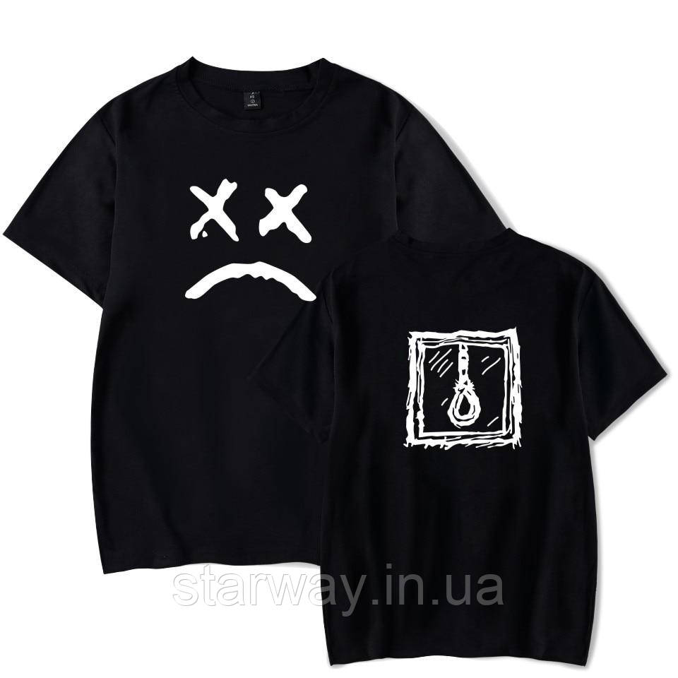Стильна футболка lil peep the peep show | double-sided logo