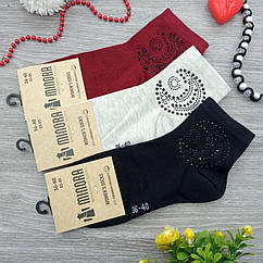 Шкарпетки жіночі середні демісезонні коттон MINORA Узбекистан (Арт: 0367) асорті 30032986
