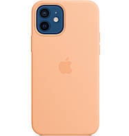 Силиконовый чехол-накладка Apple Silicone Case for iPhone 12/12 Pro, Cantaloupe (HC)(A)