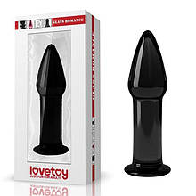 Скляний фалоімітатор Glass Romance 5" Black