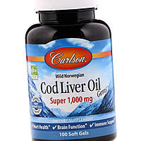 Cod Liver Oil Super 1,000 mg With 10 mcg (400 IU) D3 wild norwegian