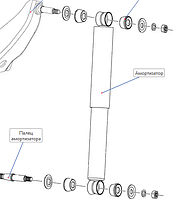 Втулка амортизатора , Совище верхня (комп.8шт) (пр-во Європа) в упак. 21-2905460