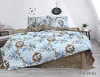 1,5-спальный комплект постельного белья цветочный из 100% хлопка с компаньоном R-V8165