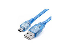 Шнур USB — mini USB 5pin 1,5 м. з фільтром