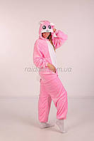 Сплошная пижама комбинезон Розовый Кролик Заяц (1053)