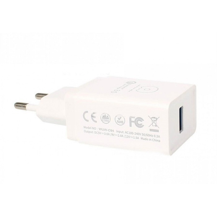 Сетевое зарядное устройство WUW C94 2.1A Белый
