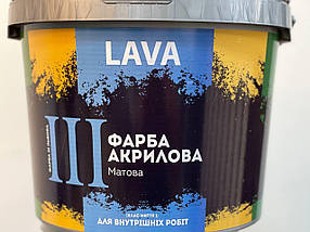 Фарба Lava 3 Акрилова для внутрішніх робіт 5л., фото 3