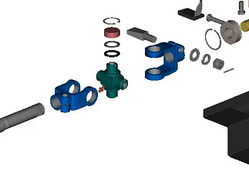 Хрестовина рульового вала карданного верхня Газель,  3307,МТЗ, ЮМЗ (пр-во Авто Престиж) 4301-3401485