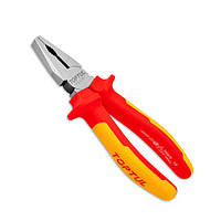 Плоскогубці з ізольованими ручками (пасатижі) 8" 1000V VDE TOPTUL DGCA2208 ORG