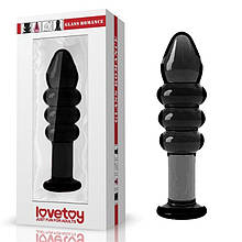 Скляний фалоімітатор Glass Romance 5.5" Black