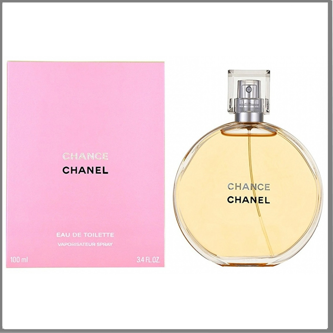 Chanel Chance Eau de Toilette туалетна вода 100 ml. (Шанель Шанс Еау де Туалет)