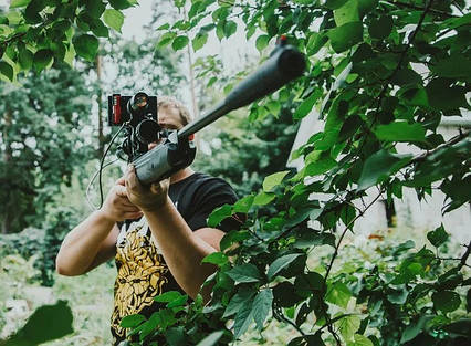 Насадка з нічним підсвічуванням і екраном для мисливського прицілу Fire Wolf, фото 1